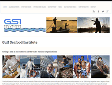Tablet Screenshot of gulfseafoodinstitute.org